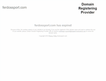 Tablet Screenshot of ferdossport.com